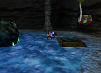 A set of green Bananas in Crystal Caves.