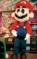 The Mario-themed piñata