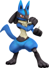 Lucario's artwork for Super Smash Bros. for Nintendo 3DS / Wii U