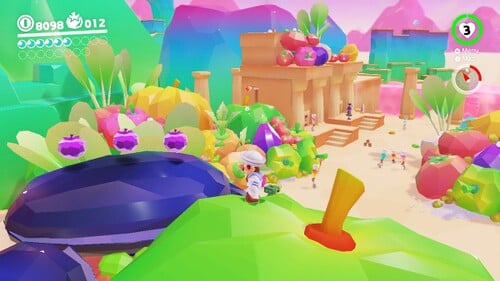 Line of coins in Luncheon Kingdom