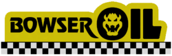 Bowser Oil logo from Excitebike Arena.