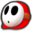 Shy Guy's head icon in Mario Kart 8 Deluxe.