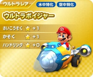 Mario in one of his "special karts", in Mario Kart Arcade GP DX