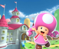 The course icon with Toadette