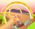 Thumbnail of the Shy Guy Cup challenge from the 2020 Halloween Tour; a Ring Race challenge set on Wii Maple Treeway (reused as the Ice Bro Cup's bonus challenge in the 2022 Los Angeles Tour)