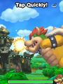 Bowser initiating the Finishing Move against Bowser's Castle.