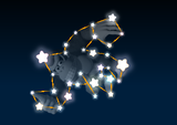 Donkey Kong's constellation in the game Mario Party 9.