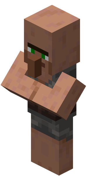 File:Minecraft Villager.png