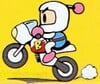 Bomberman riding the Moto bike