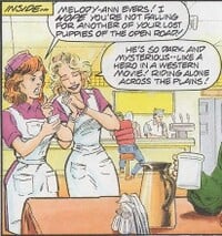 Melody-Ann and Rena in the Game Boy comic issue Team Play