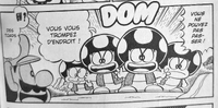 Koopa Bros. disguised as Nash T. from Super Mario: Manga Adventures