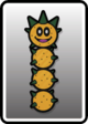 A Pokey card from Paper Mario: Color Splash