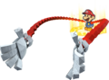 Mario performs 1,000-Fold Arms ability