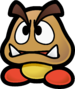 Artwork of a Goomba from Paper Mario: The Thousand-Year Door