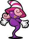 Artwork of Vivian from Paper Mario: The Thousand-Year Door