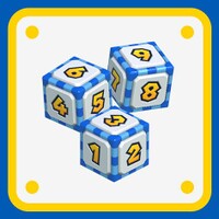 Artwork of Triple Dice shown with answer 2 of question 6 of the Online Quiz for MAR10 Day 2024.