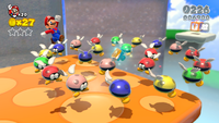 Screenshot of Super Mario 3D World.