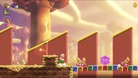 The first 10-flower coin in Rolla Koopa Derby in Super Mario Bros. Wonder