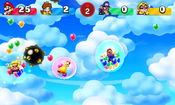 Bumper Bubbles Tilt the system to move your bubble and collect balloons!
