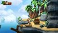 A Treasure Chest on a tight cliff in Donkey Kong Country: Tropical Freeze