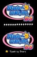The title screen of the E3 2004 demo of WarioWare: Touched!, then known as WarioWare, Inc. DS