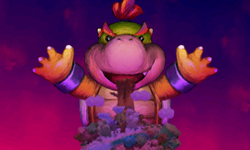 Baby Bowser's forms in Yoshi's New Island.