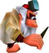 Cranky Kong in Donkey Kong 64.