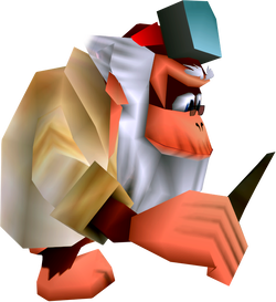 Cranky Kong in Donkey Kong 64.