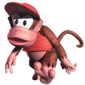 Diddy Kong in Donkey Kong Country.