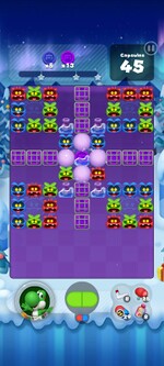 Stage 384 from Dr. Mario World since version 2.1.0
