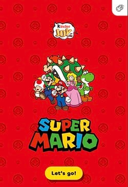 Title screen for Kinder Joy: Super Mario