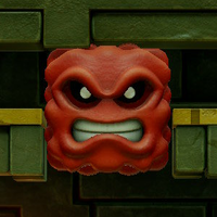 The Mega Thwomp in The Legend of Zelda: Link's Awakening