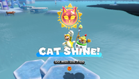 Collecting a Cat Shine in Bowser's Fury