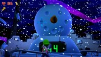 The bonus challenge of D-1 in Luigi's Mansion 2 HD