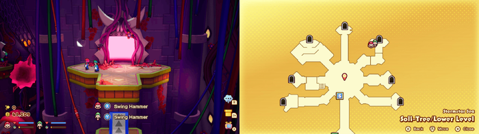 Third Hidden Block in the Soli-Tree from Mario & Luigi: Brothership