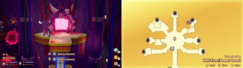 Third Hidden Block in the Soli-Tree from Mario & Luigi: Brothership