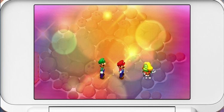 A frame of the video shown with the third question in Mario & Luigi: Superstar Saga + Bowser’s Minions Trivia