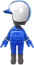 Blue Mii Racing Suit from Mario Kart Tour