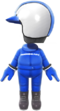 Blue Mii Racing Suit from Mario Kart Tour