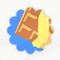 A sticker in Mario Kart World