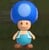 Squared screenshot of Ice Blue Toad from New Super Mario Bros. Wii.