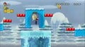 A false wall in World 3-4 from New Super Mario Bros. Wii
