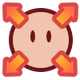 Small icon for the Huge status condition in Paper Mario: The Thousand-Year Door (Nintendo Switch)