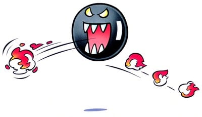 Flame Chomp - Super Mario Wiki, the Mario encyclopedia