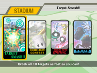 Stadium mode menu from Super Smash Bros. Brawl