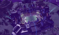Spooky Mansion in Mario Strikers: Battle League