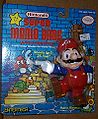 A toy modeled after Super Mario Bros. that squirts water from Mario's finger when the foot is squeezed