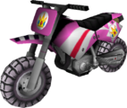 The model for Princess Peach's Standard Bike M from Mario Kart Wii
