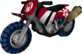 The model for Baby Mario's Standard Bike S from Mario Kart Wii