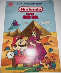 Cover of the second Super Mario Bros.: A Color/Activity Book